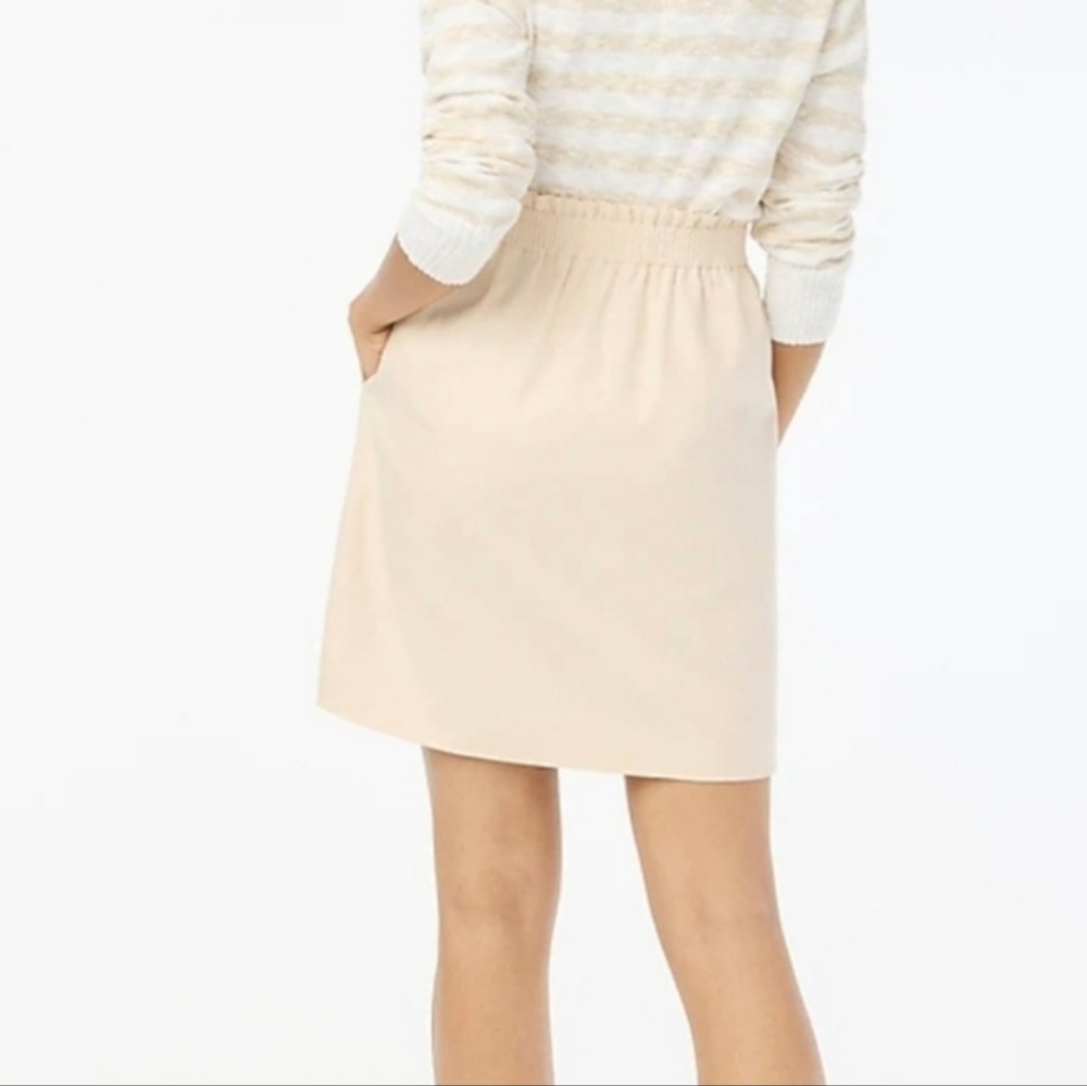 🌟7/25$ J Crew Linen-Cotton Blend City Skirt - Picture 3 of 9